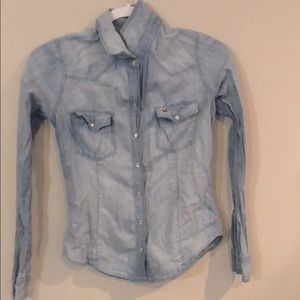 Hollister Denim Top